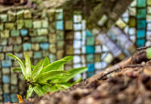 Mosaik im Boden